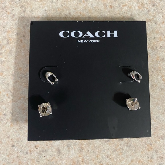 Coach earring studs - Picture 2 of 5